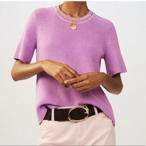 NWT Maje  Magrite Chain-embellished Cotton Sweater